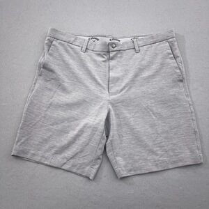 Callaway Mens Golf Shorts Gray Heathered Size 38 Performance Stretch Flat Front